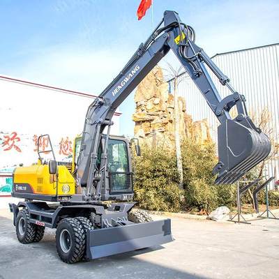 多地形輪式挖掘機 便捷轉(zhuǎn)場與高效施工的得力助手